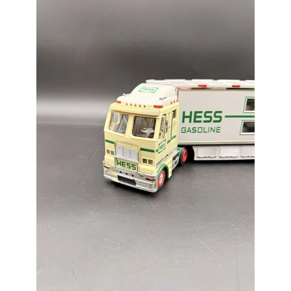 2003 Hess Gasoline Toy Truck and Race cars in Original Box